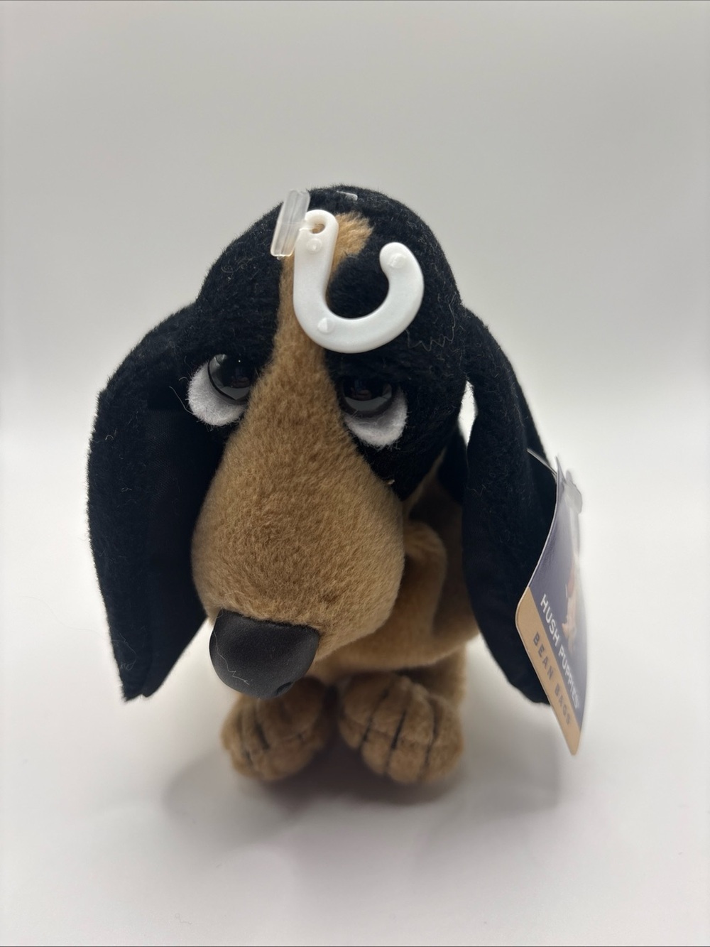 Applause Hush Puppies Basset Hound Dog Plush 6in Shoe Mascot Ad Promo Hang Tags